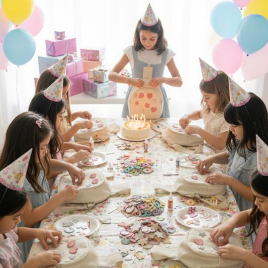 ערכות יצירה ליום הולדת:🎒תיקי מיני קוריאני אופנתיים (חבילה ל-🔟 משתתפים)