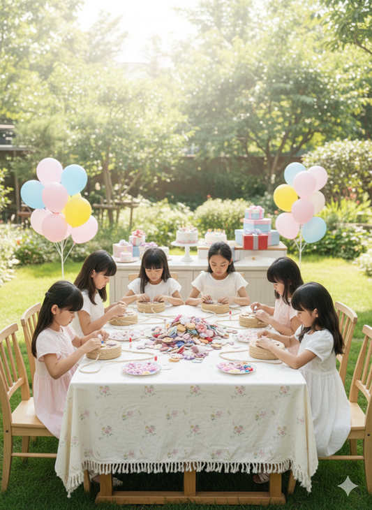 עיצוב תיקי קש (L) אופנתיים מינ׳ 5 משתתפים | ערכות יצירה ליום הולדת