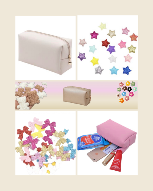 ל-10 משתתפים (M) ערכות יצירה ליום הולדת | עיצוב תיקי רחצה