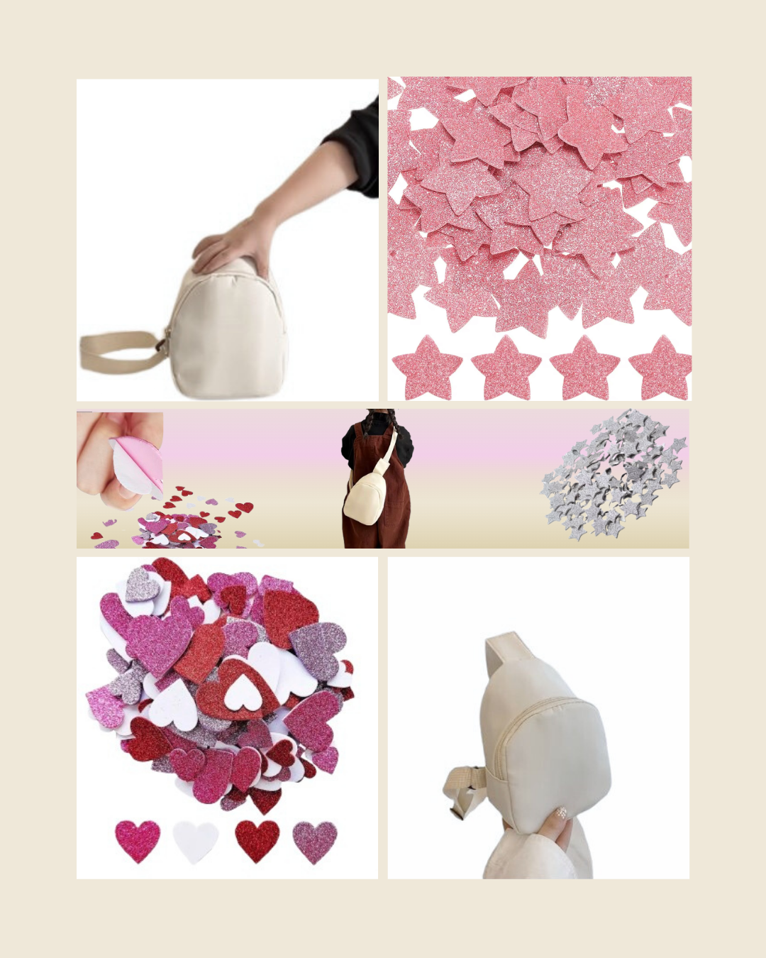 ערכות יצירה ליום הולדת | עיצוב תיקי גב בסטייל קוריאני ל-10 משתתפים