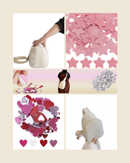 ערכות יצירה ליום הולדת | עיצוב תיקי גב בסטייל קוריאני ל-10 משתתפים